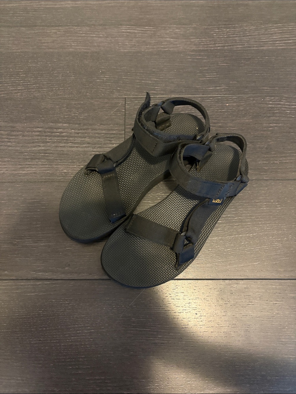 Women's Teva Black Outdoor Sport Sandals - Adjustable Strap